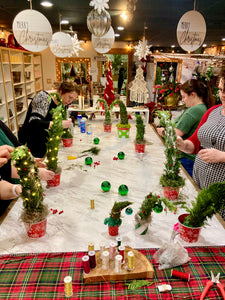 Fresh Cedar Grinch Tree Workshop, Sunday December 10th @ 4:30