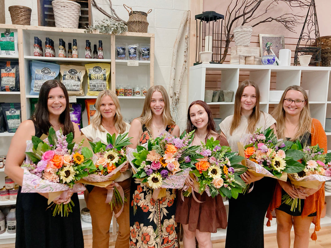 Garden Bouquet Workshop, Thursday April 10th @ 7PM